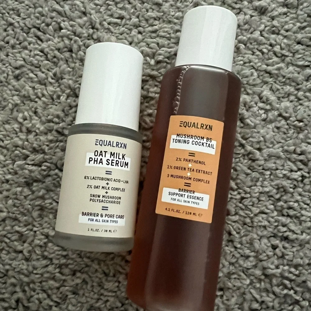 Oat Milk PHA Serum and Mushroom B5 Toning Cocktail Set